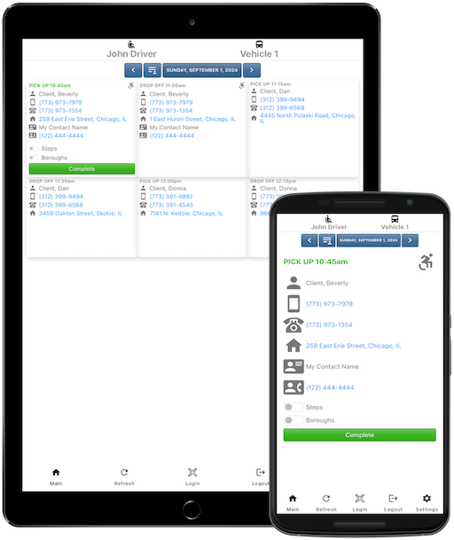 eDispatch Driver Dispatch Tools